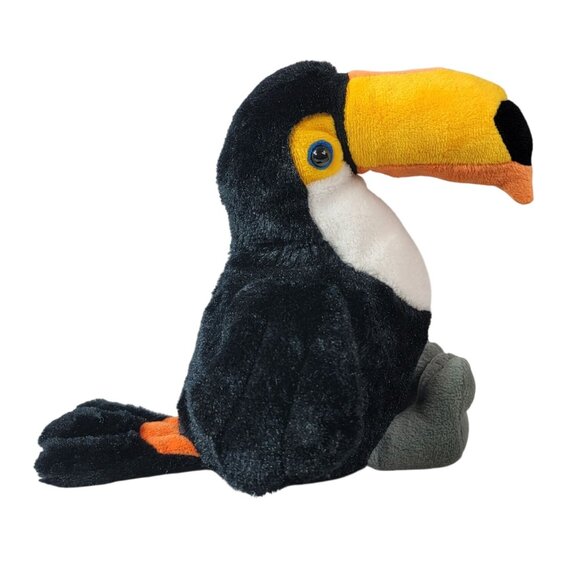 Webkinz Toco Toucan Plush Black Orange Bird No Code Beans In Tush Ganz HM223 - Picture 5 of 10
